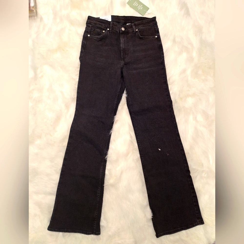 H&M Bootcut Black Denim jeans- NWT